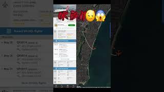 It's just a flight radar glitch #vhoql #airplane #aviation #avgeek #plane #qantas #flightradar24