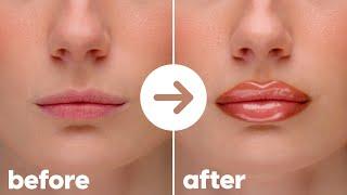 HOW TO MAKE YOUR LIPS LOOK BIGGER (no fillers, only makeup )