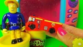 FIREMAN SAMS MAGIC PLAY-DOH TOY MICROWAVE - JUPITER FIRE ENGINE