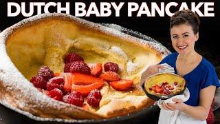 Easy Dutch Baby Pancake Recipe | German Pancake