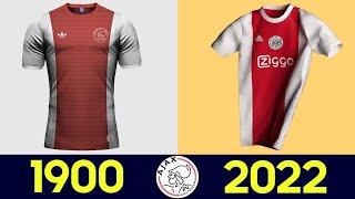 The Evolution of AFC Ajax Football Kit 2021-22 (2022) | All AFC Ajax Football Jerseys in History