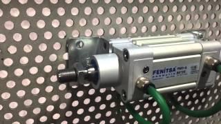 Strok Ayarlı Pnömatik Silindir - Adjustable Stroke Pneumatic Cylinder