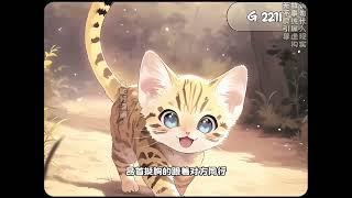 完结《猫猫求生倒计时》新生代演员许棉在家里看动物世界，出家门的下一秒就来到了一片原始森林。开局一只猫，食物全靠捡。许棉被迫开始一场求生之旅，后来偶遇一只老虎大佬，成功找到了免费饭票。#喵喵推文