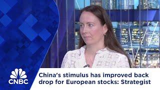 China's stimulus has improved backdrop for European stocks, strategist says