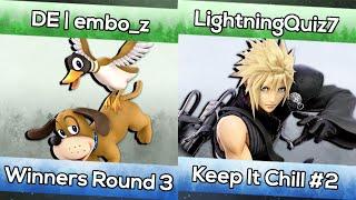 DE | embo_z (Duck Hunt) vs. LightningQuiz7 (Cloud) - Keep It Chill #2 Smash Ultimate Winners Round 3