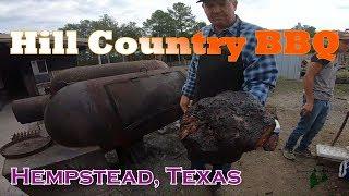 Hill Country BBQ Dan Hill Hempstead Texas, Food Review, How to enjoy Real BBQ, Texas Barbecue