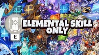 Deleting All Bosses In The Game With Elemental Skills Only | Genshin Impact