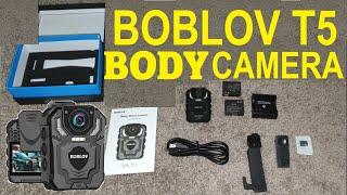 BOBLOV T5  BodyCam REVIEW - Nightvision Body Camera