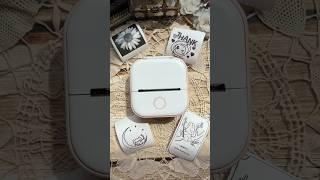 ASMR unboxing Phomemo T02 mini printer | #phomemo #asmr #unboxing #printer #fyp #journal #mini