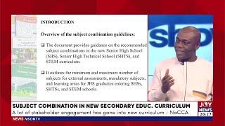 Subject Combination in New Sec. Educ.Curriculum: A new curriculum will be rolled out tomorrow