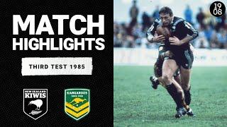 New Zealand Kiwis vs. Australian Kangaroos | 1985 Third Test | Classic Match Highlights | NRL