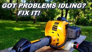 Fix a Trimmer won't idle for long then dies