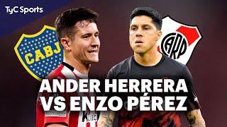 ¿QUIÉN tiene MEJORES NÚMEROS: ANDER HERRERA o ENZO PÉREZ?  Edades, títulos, goles, clubes y más