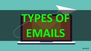 TYPES OF EMAILS