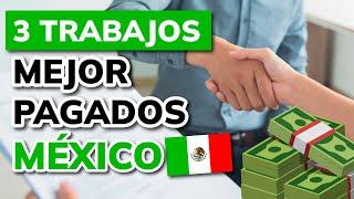  LOS 3 TRABAJOS MEJOR PAGADOS EN MÉXICO (2024)