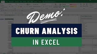 Churn Analysis in Excel Demonstration