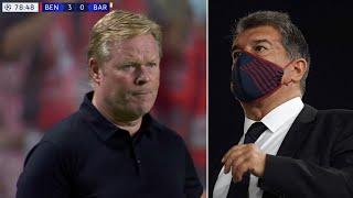 Joan Laporta must sack Ronald Koeman as Barcelona coach NOW