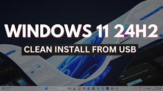 Windows 11 24H2 (Clean Install 2024) PC from USB on SSD