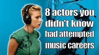 8 Movie Stars You Didn't Know had Attempted Music Careers