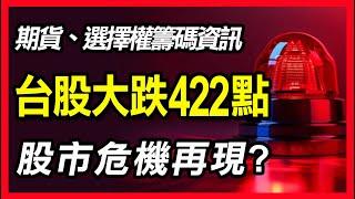 台股大跌422   需要擔心嗎 ? 錢放哪裡安全 ?【20241221期貨、選擇權、股票】 華 #期貨#winsmart #股票