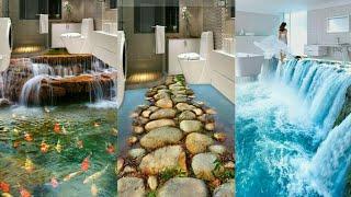 3D Floor Tiles For Bathroom | Home Decor