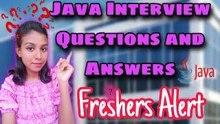 Java Interview Questions and Answer for Freshers and Experienced Candidates|In tamil |2023 #java