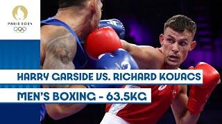  Harry Garside vs. Richard Kovacs  | Men's Lightweight Boxing| #Paris2024 Highlights