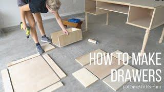 How to Make Drawers | Inset Drawer DIY | Home With Stefani