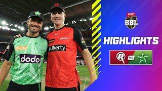 Melbourne Renegades v Melbourne Stars Match Highlights | #BBL14