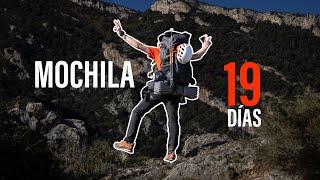 MI MOCHILA de MONTAÑA ESPECIAL TRAVESÍA en AUTONOMÍA | 19 DÍAS