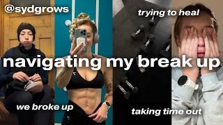 NAVIGATING A BREAK UP ️‍🩹 how I'm healing + taking care of myself (weekly vlog)