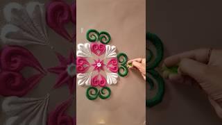 Easy rangoli designs for beginners 🪔🪔 Diwali #rangoli#Diwali