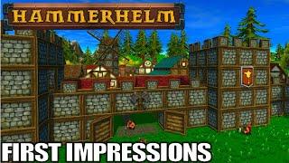 FIRST IMPRESSIONS, Dwarf Colony Adventure Builder | HammerHelm | Let’s Play Gameplay | E01