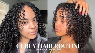 3a-3c Curly Hair Routine + Q&A | Michixo