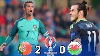 Portugal 2-0 wales》EUFA Euro [2016] Extended Highlights #cristianoronaldo 