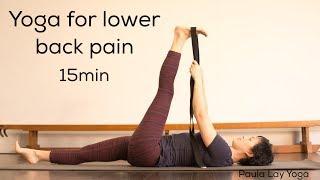 Yoga for lower back pain 15min