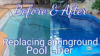 "Transform Your Pool: New Liner Installation & Decking Refresh!"