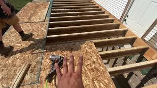 Building an Addition: Laying Subfloor