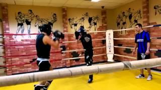 One day in the life of Chinuk Gym (21.02.2015). Sparring day.