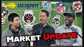 Watches Worn At The US Open, Breitling x NFL COLLAB, and Watch Market UPDATE - EW Podcast: Episode 8