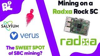 HOW TO mine CRYPTO with a Radxa Rock 5C | Verus Coin Spectre Network Salvium