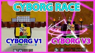 Cyborg Race V1 to V3 Complete Guide 2023 - Blox Fruits [Beginner's Guide]