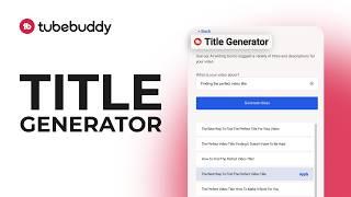 How To Create The BEST YouTube Titles Ever! (TubeBuddy Title Generator)