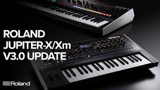 Roland JUPITER-X/JUPITER-Xm v3.0 Firmware Update | JUPITER-X Model & Features