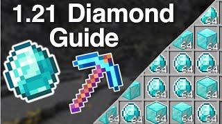 How to Find Diamonds in Minecraft 1.21 (BEST WAY) | Minecraft 1.21 Diamond Mining Guide