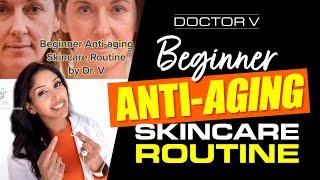 Doctor V - Beginner Anti-Aging Skincare Routine | Skin Of Colour | Brown Or Black Skin | #SHORTS