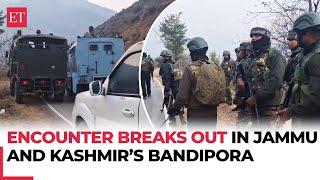 J-K: Encounter breaks out between security forces and terrorists in Bandipora