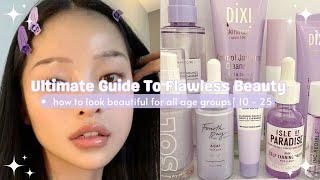 Ultimate Glow Up Guide To Flawless Beauty| how to look beautiful for girls 10-25