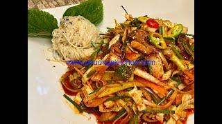 GỎI ỐC HƯƠNG CAY XÈ CỦA NGƯỜI HÀN- GOLPAENGI MUJIM