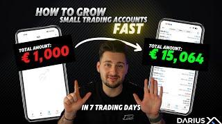 How to Grow Small Trading Accounts FAST